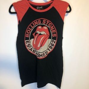 Rolling Stones cutoff tee